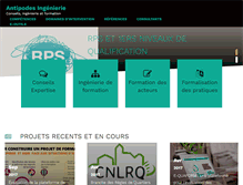 Tablet Screenshot of antipodes-ingenierie.fr